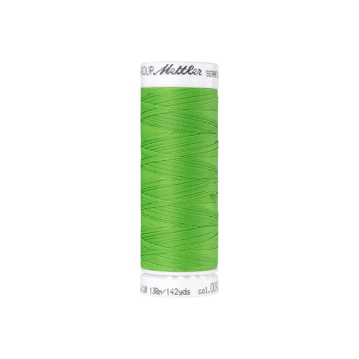 Fil à coudre élastique Seraflex vert herbe - Mettler - 130m