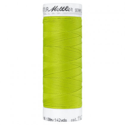 Fil à coudre élastique Seraflex vert citron - Mettler - 130m