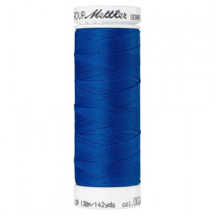 Fil à coudre élastique Seraflex bleu roi - Mettler - 130m