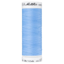 Fil à coudre élastique Seraflex bleu vif - Mettler - 130m