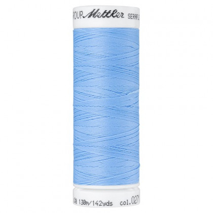 Fil à coudre élastique Seraflex bleu vif - Mettler - 130m