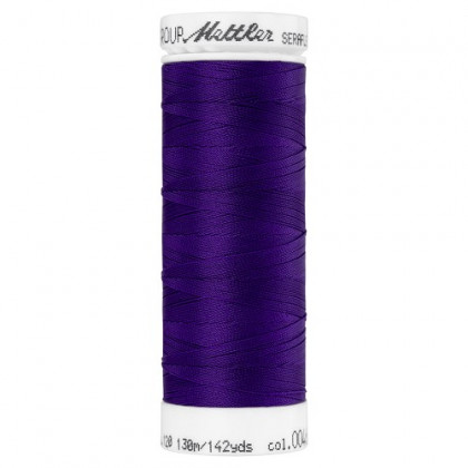 Fil à coudre élastique Seraflex violet foncé - Mettler - 130m