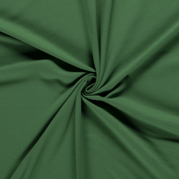 Tissu jersey French terry coloris vert - oeko tex