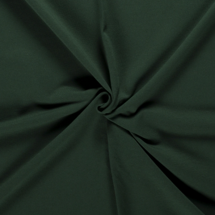 Tissu jersey French terry coloris vert sapin - oeko tex