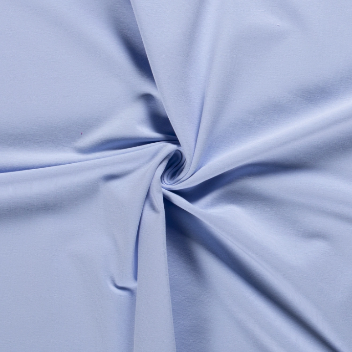Tissu jersey French terry coloris bleu ciel - oeko tex