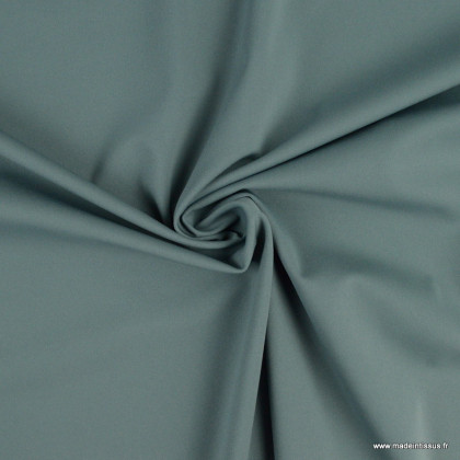 Tissu maille double stretch haut de gamme vert celadon