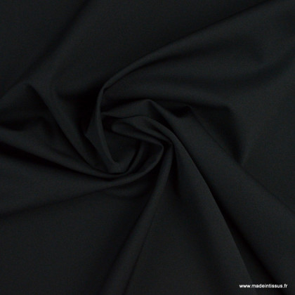 Tissu pour pantalon d'équitation maille stretch noir.
