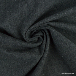 Toile lourde Vercors aspect rustique coloris Noir