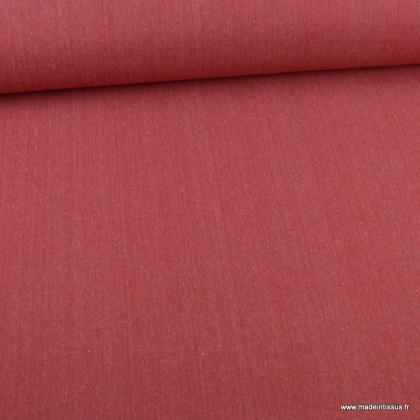 Toile lourde Vercors aspect rustique coloris Rouge