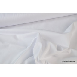 Tissu coton chemise blanc pour confection