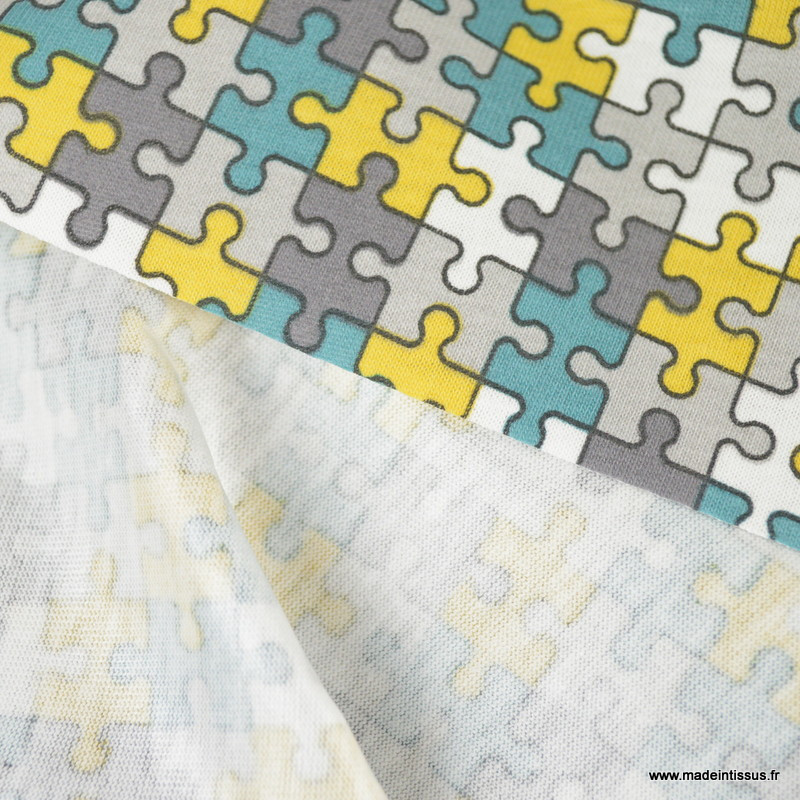 Tapis puzzle motif terre couleur marine Toddlekind