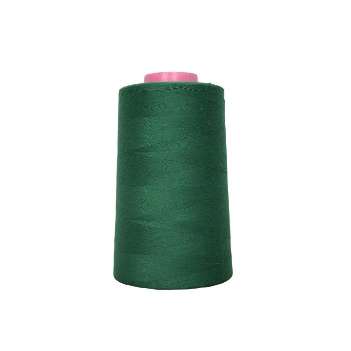 Cône de fil à coudre 100% polyester vert sapin - 5000 yards (4573m)