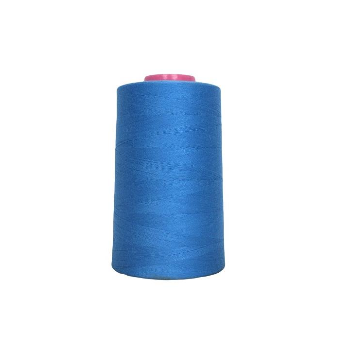 Cône de fil à coudre 100% polyester bleu - 5000 yards (4573m)