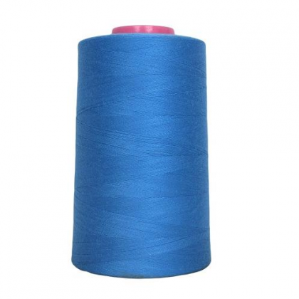 Cône de fil à coudre 100% polyester bleu - 5000 yards (4573m)