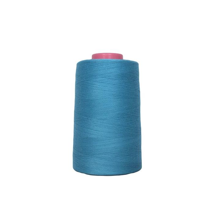 Cône de fil à coudre 100% polyester bleu turquoise - 5000 yards (4573m)