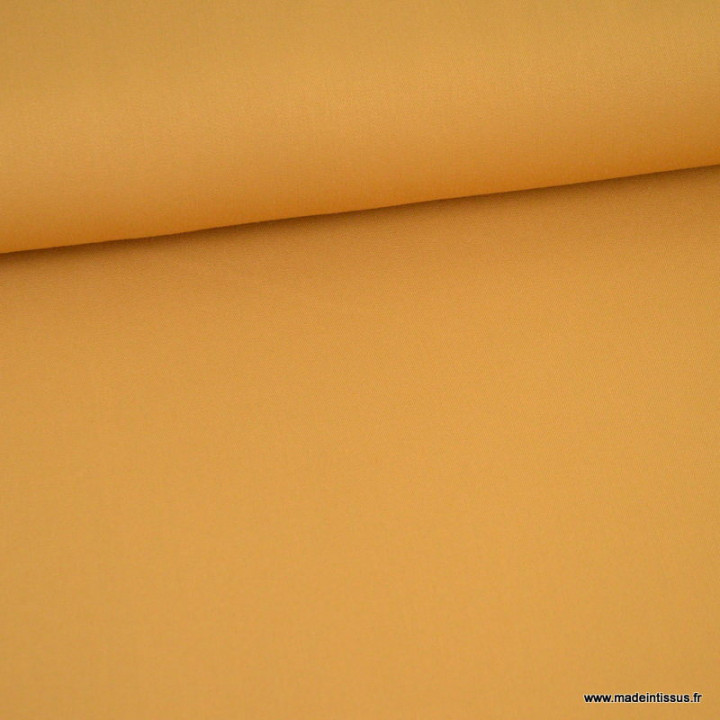 Tissu gabardine bi stretch - Camel