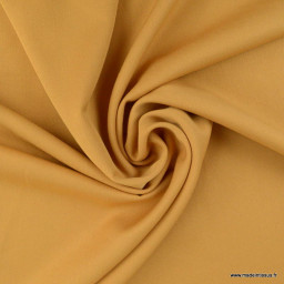 Tissu gabardine bi stretch - Camel