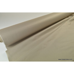 tissu occultant isolant thermique et phonique beige par 50cm