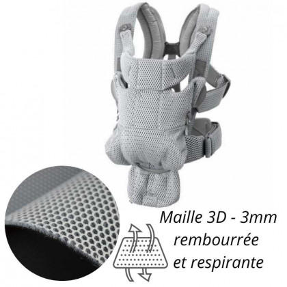 Filet 3d mesh Blanc rembourré et respirant - 3mm