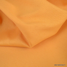 Tissu polyester sergine mandarine pour robe de mariée et cocktail