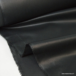 Tissu doublure d'ameublement grande largeur chintz coloris noir