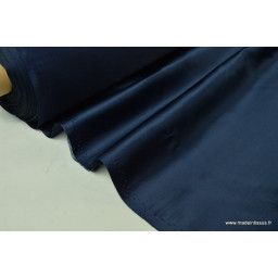 Satin doupion duchesse polyester marine x50cm