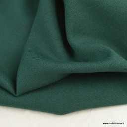 Tissu Jersey milano uni coloris vert foncé