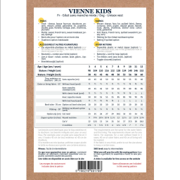 Pochette patron Gilet de berger Vienne Kids by Ikatee - du 3 au 12 ans
