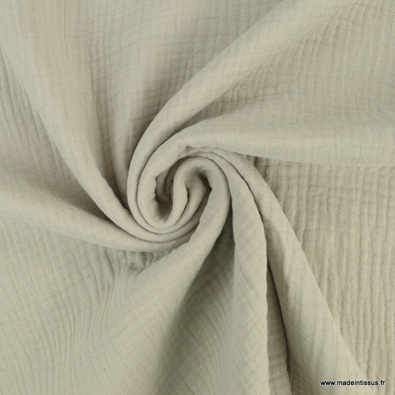 Taie De Traversin 43x185 Cm En Gaze De Coton Beige Terre De Nuit NOA - 100% Coton, Toucher Doux, Lavable Machine