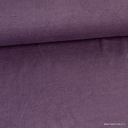 Tissu maille tricot coloris Violet