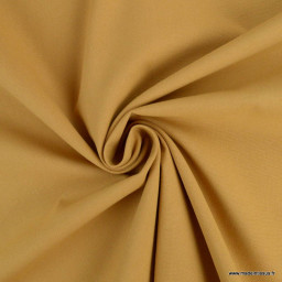Tissu demi natté coton Canva coloris Camel - oeko tex