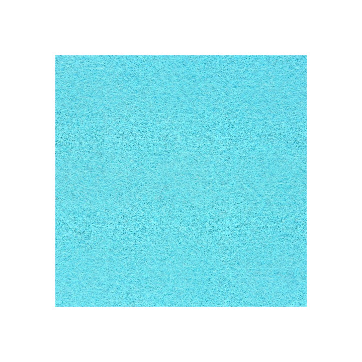 Feutrine bleu clair en coupon format A4