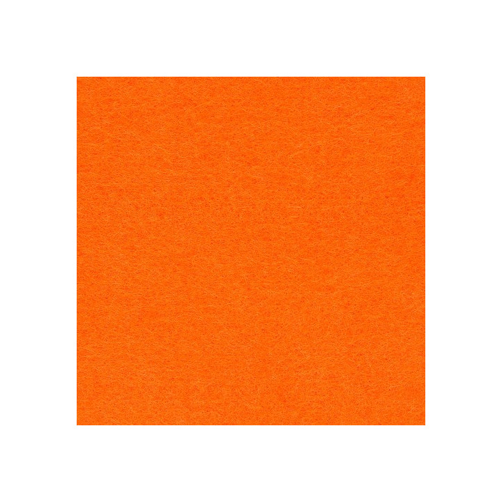 Feutrine orange fluo en coupon format A4