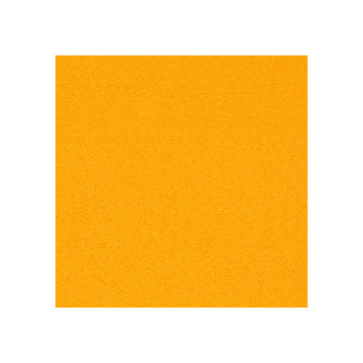 Feutrine jaune tournesol en coupon format A4
