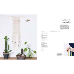 Livre Macramé ou l'art de créer avec des noeuds