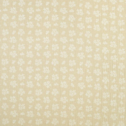 Tissu Double gaze Meesya coton motif fleurs fond lin - OEKO TEX
