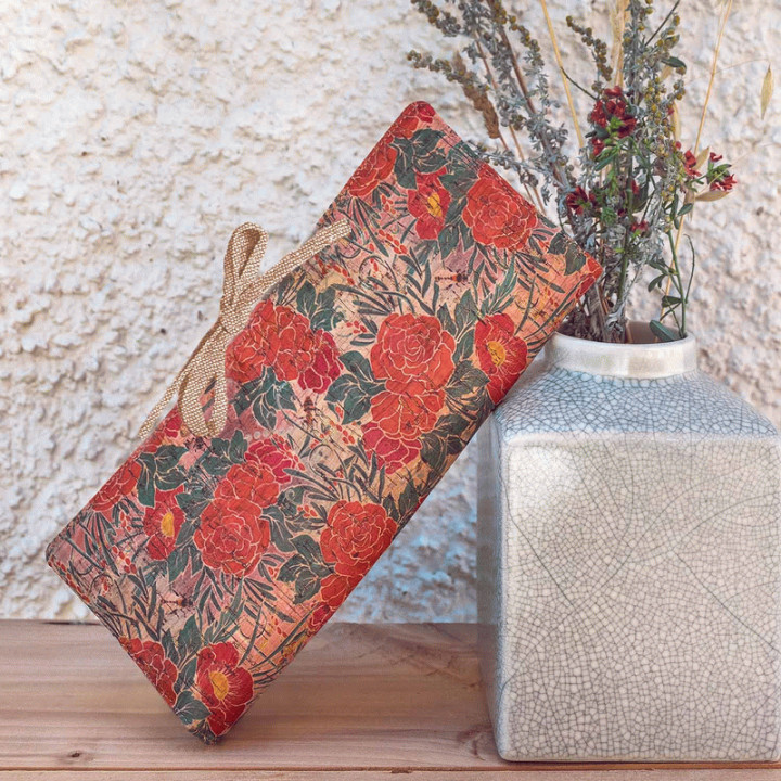 Liège naturel motifs fleurs Andalusian Patio Cork - katia fabrics