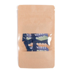 Lot de 5 étiquettes tissées Good Vibes Only - Ikatee