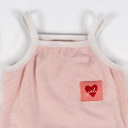 Lot de 5 étiquettes tissées Joli coeur - Ikatee