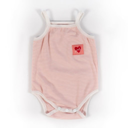 Lot de 5 étiquettes tissées Joli coeur - Ikatee