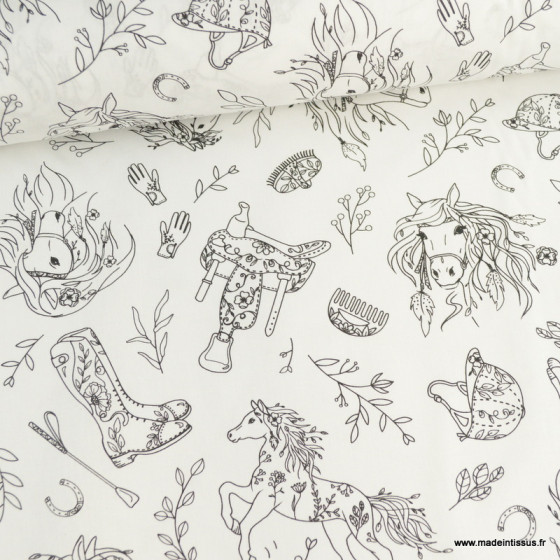 Tissu à Colorier Thème Continents - 150x100 Cm, 100% Coton, Lavable Machine