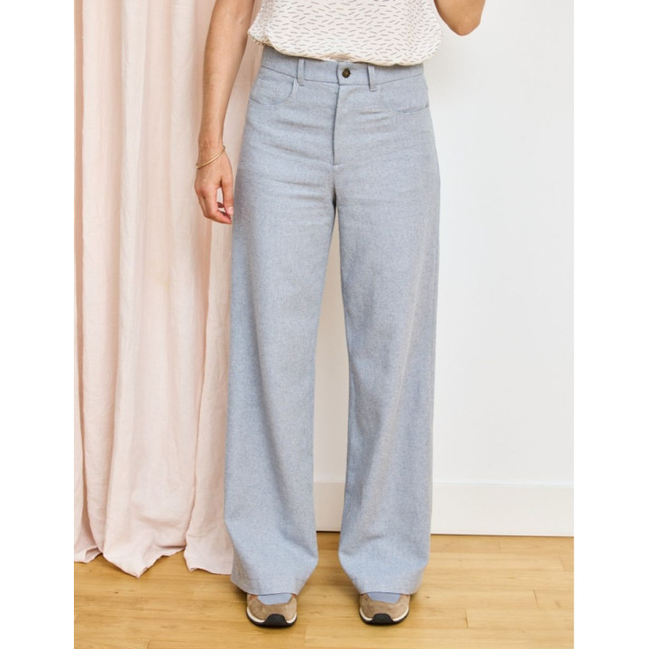 Patron pantalon large California déclinable en short - Atelier Scämmit