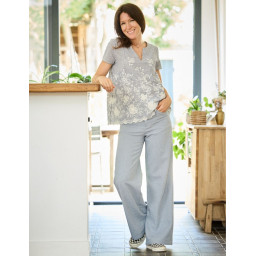 Patron pantalon large California déclinable en short - Atelier Scämmit