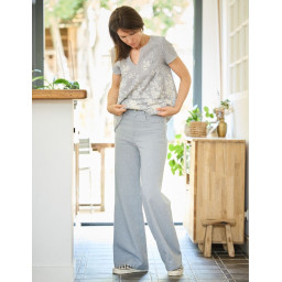 Patron pantalon large California déclinable en short - Atelier Scämmit