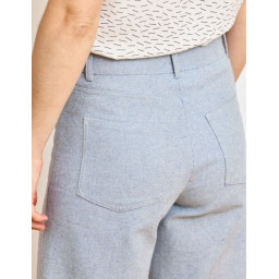 Patron pantalon large California déclinable en short - Atelier Scämmit