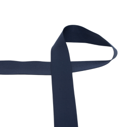 Ruban Elastique satin 30mm coloris bleu marine