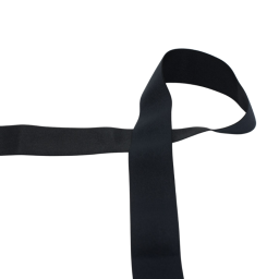 Ruban Elastique satin 30mm coloris noir