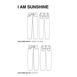 Patron pantalon jean droit I AM Sunshine - I AM Pattern