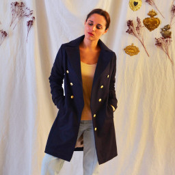 Patron de Trench manteau Tsar - Maison Fauve
