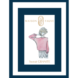 Patron Sweat Granite - Maison Fauve